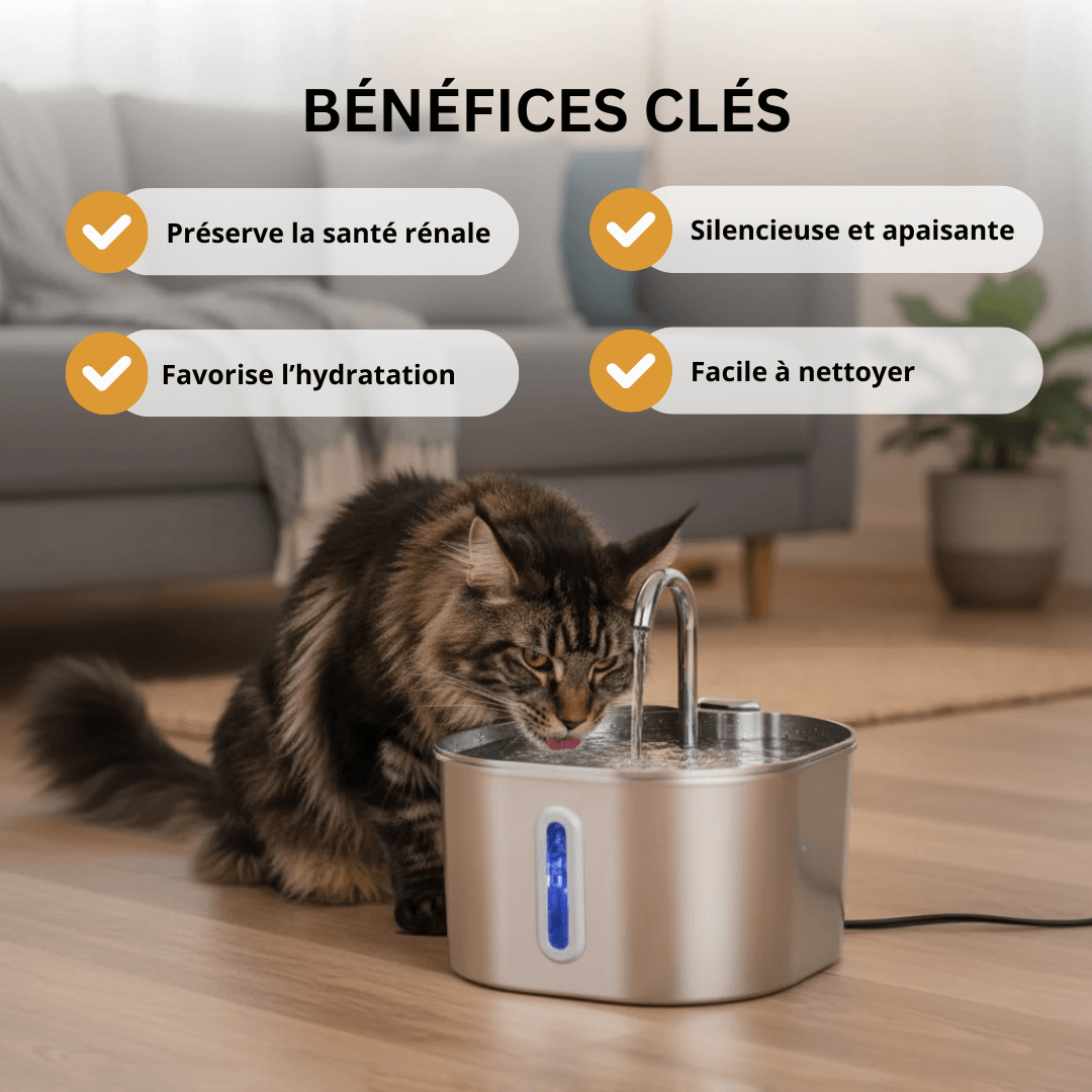 FéliFlow™ – Fontaine à Eau pour chat